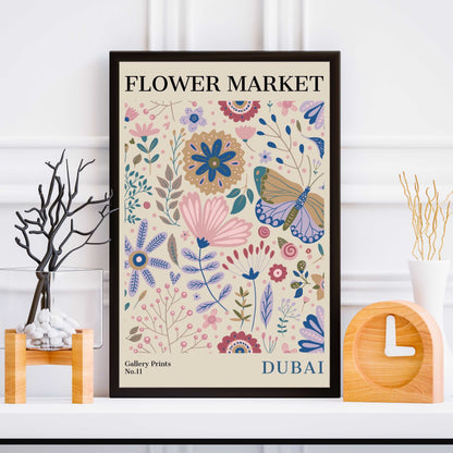 Dubai Flower Market Poster | S01