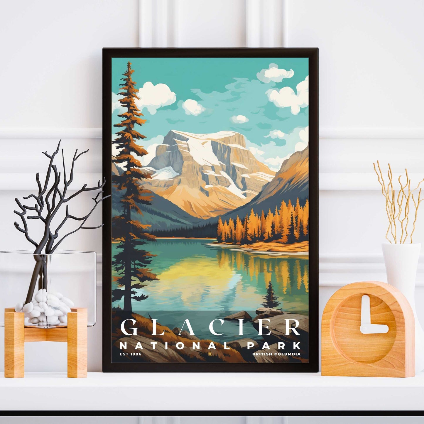 Canada Glacier National Park Poster | S06