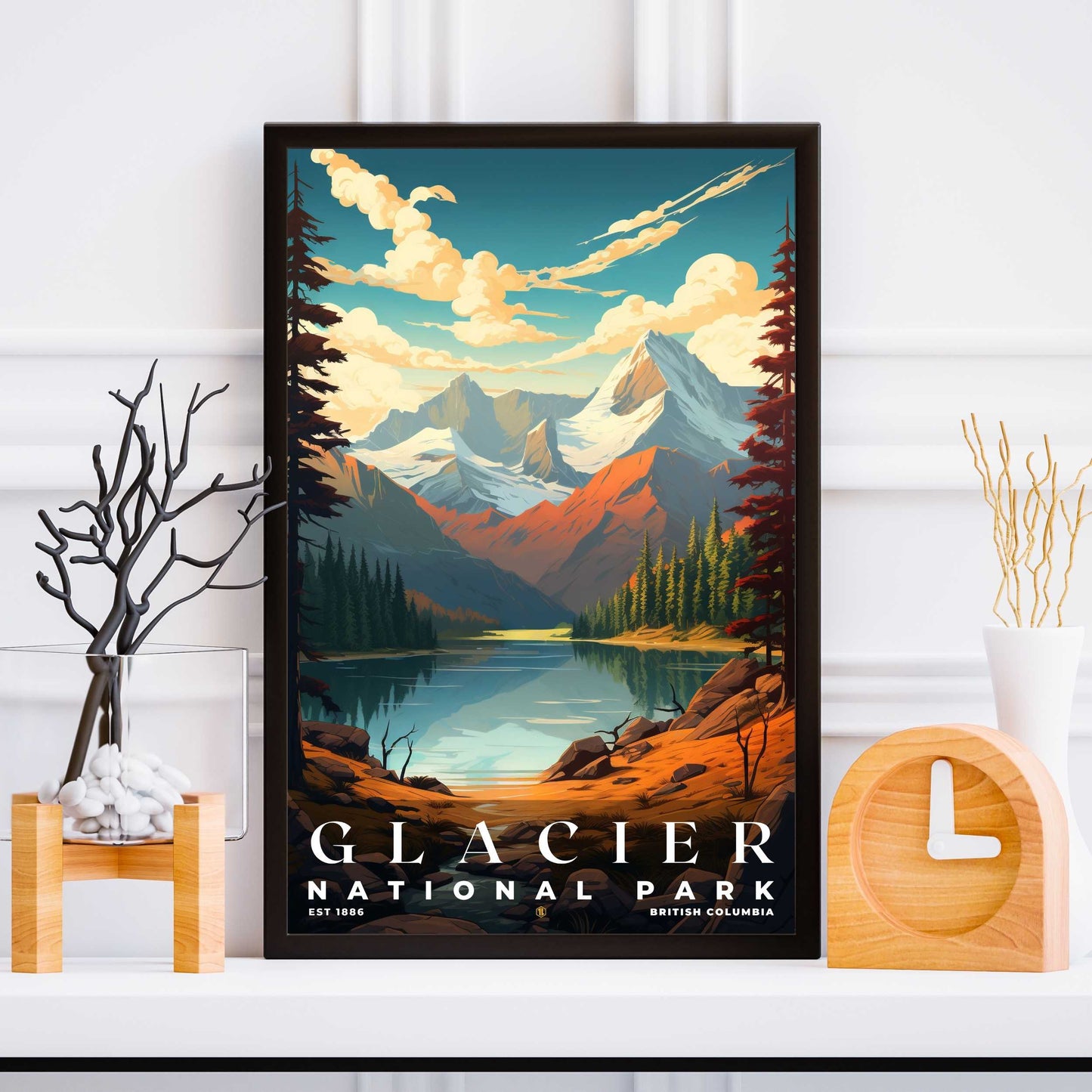 Canada Glacier National Park Poster | S07