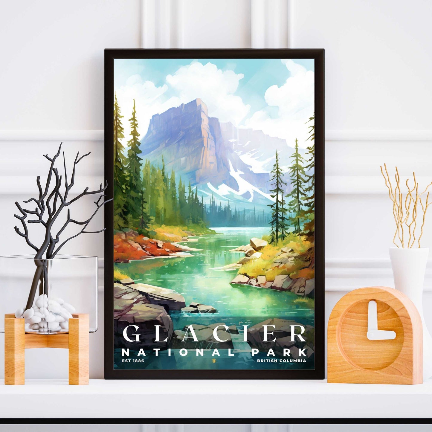 Canada Glacier National Park Poster | S08