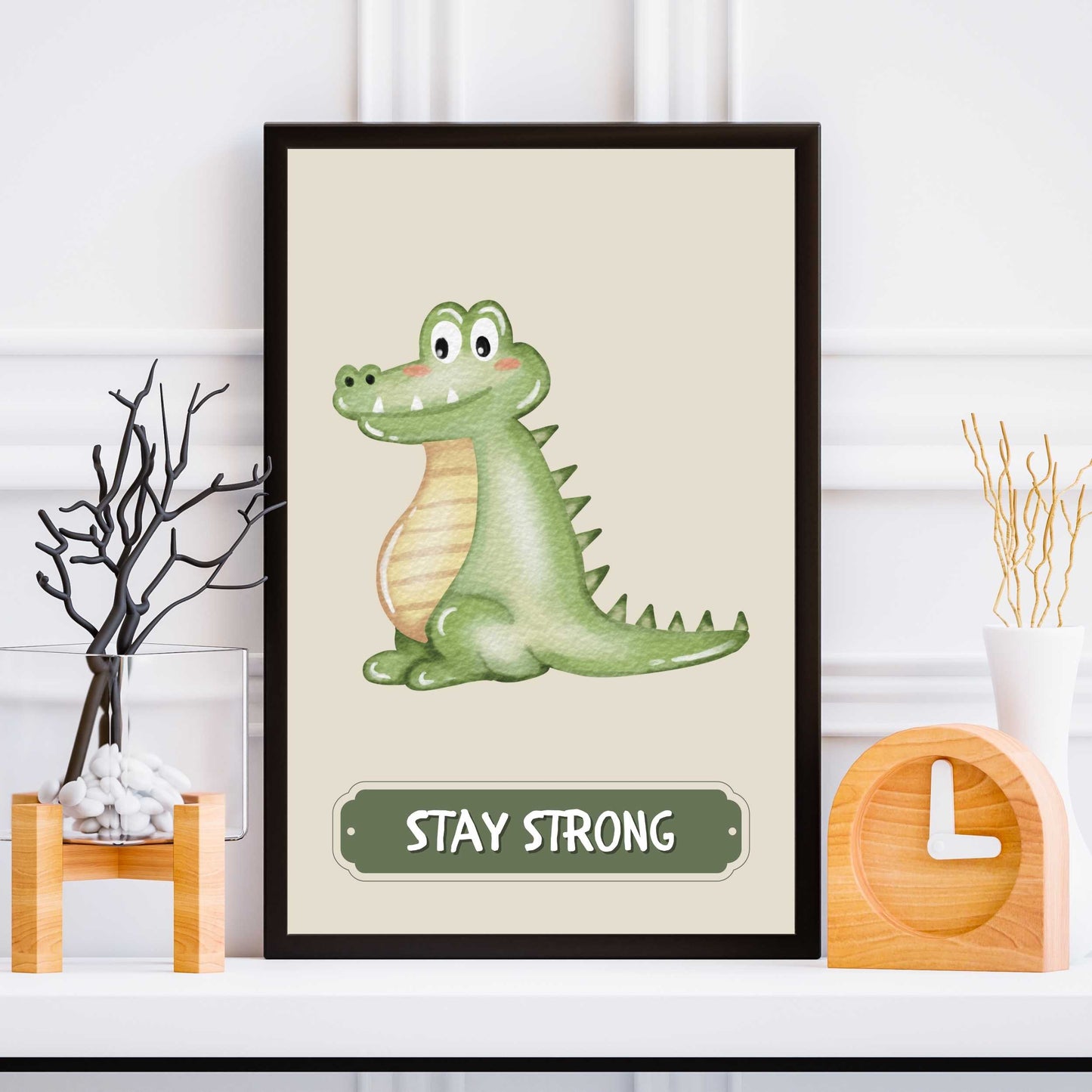 Stay Strong Crocodile Poster | S01