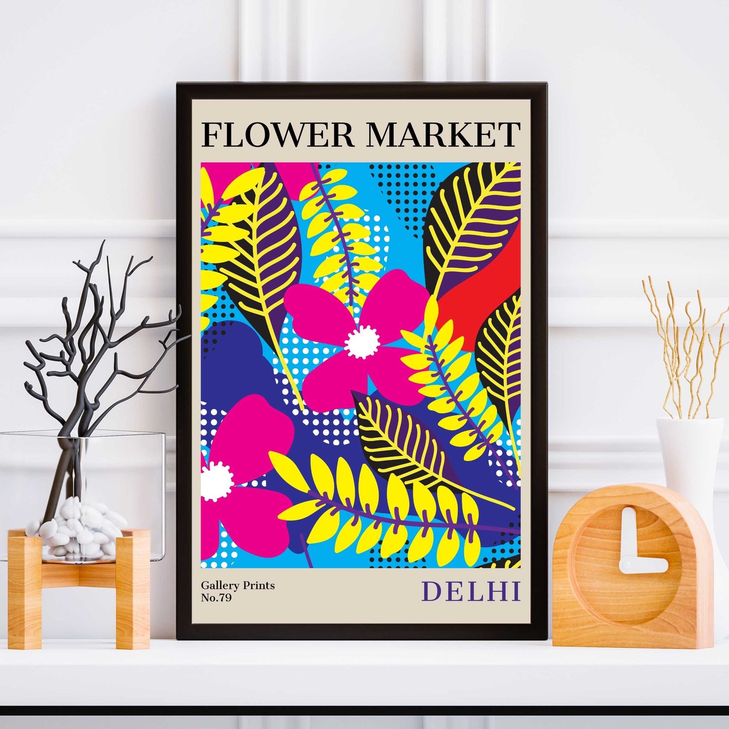 Delhi Flower Market Poster | S02