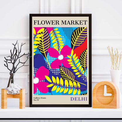 Delhi Flower Market Poster | S02