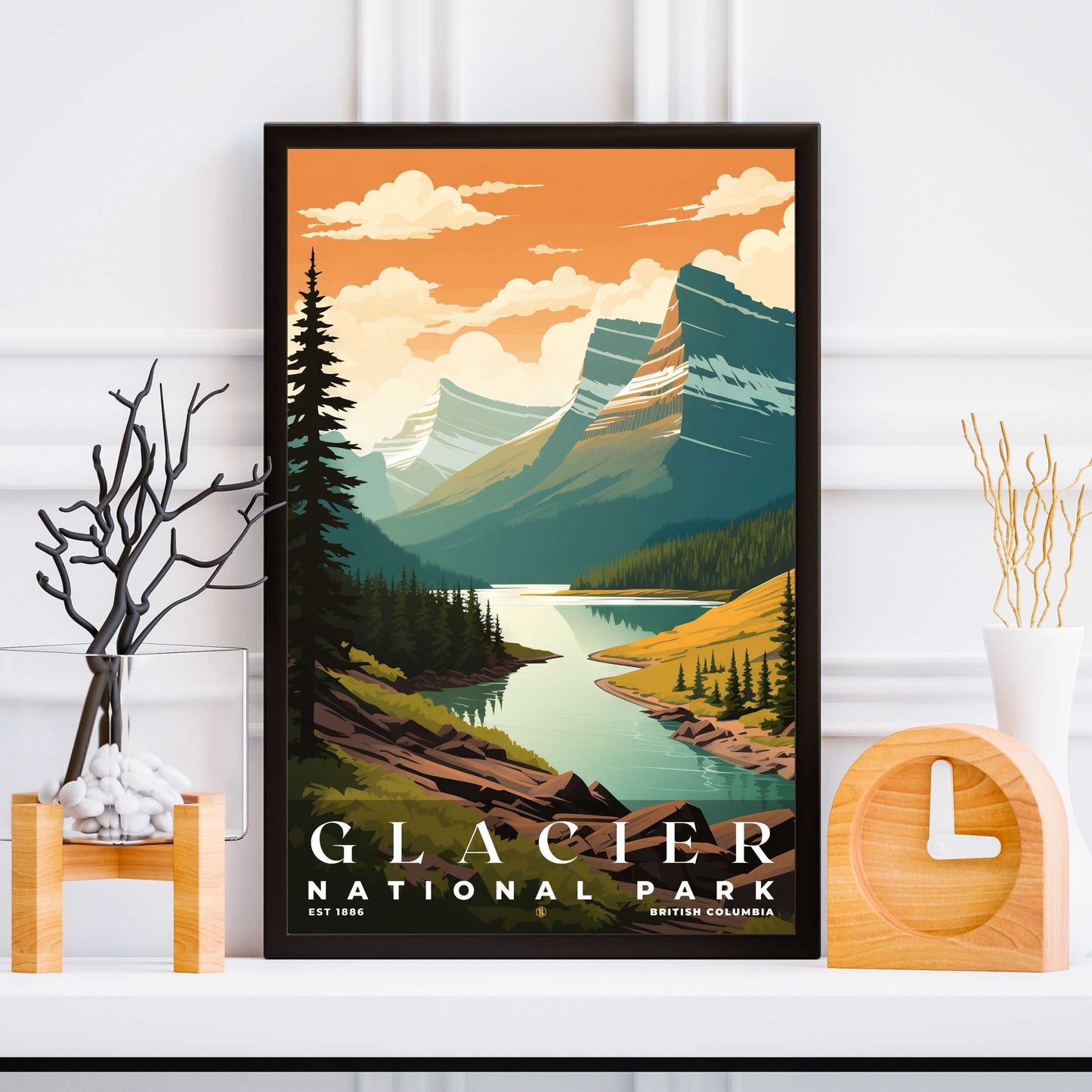 Canada Glacier National Park Poster | S03