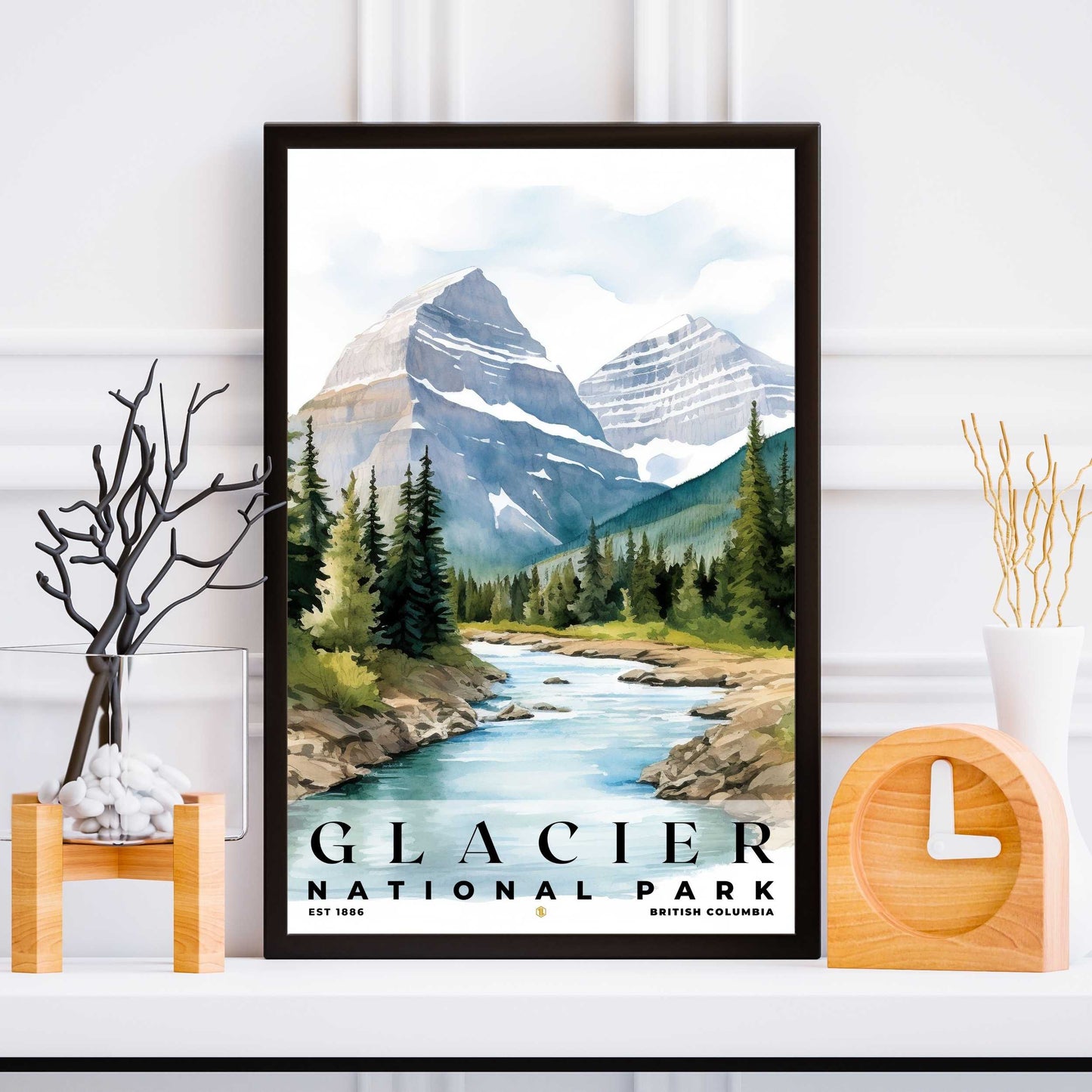 Canada Glacier National Park Poster | S04