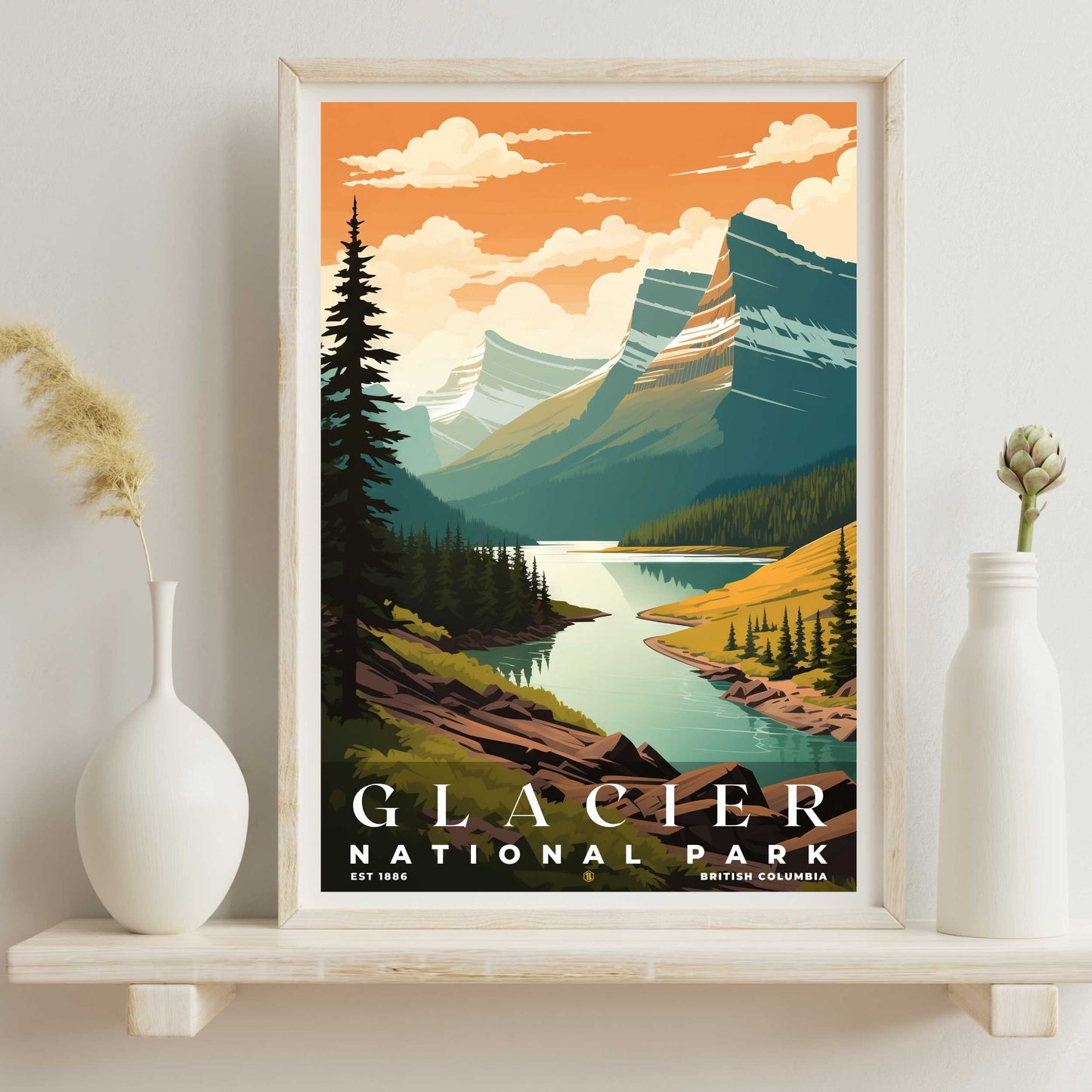 Canada Glacier National Park Poster | S03