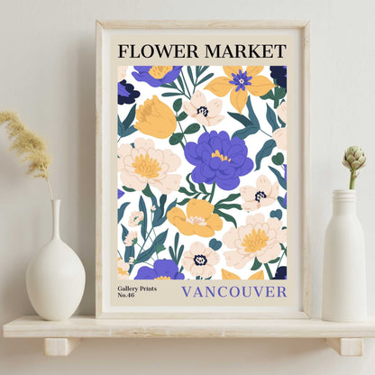 Vancouver Flower Market Poster | S02