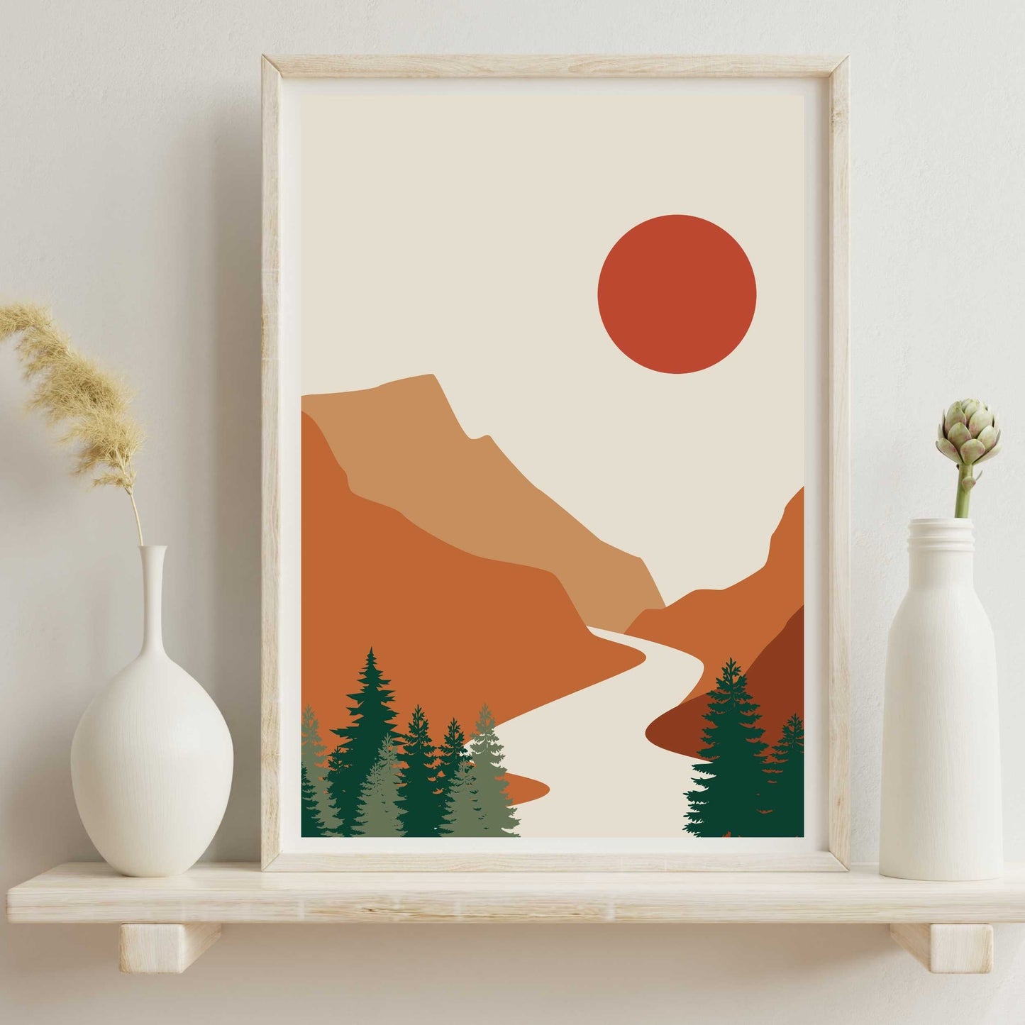 Boho Landscape Poster #01 | S01